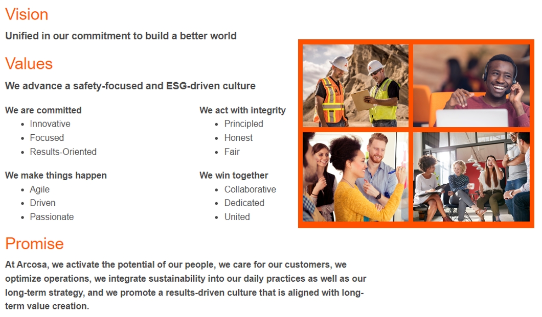 ARCOSA Mission, Benefits, and Work Culture