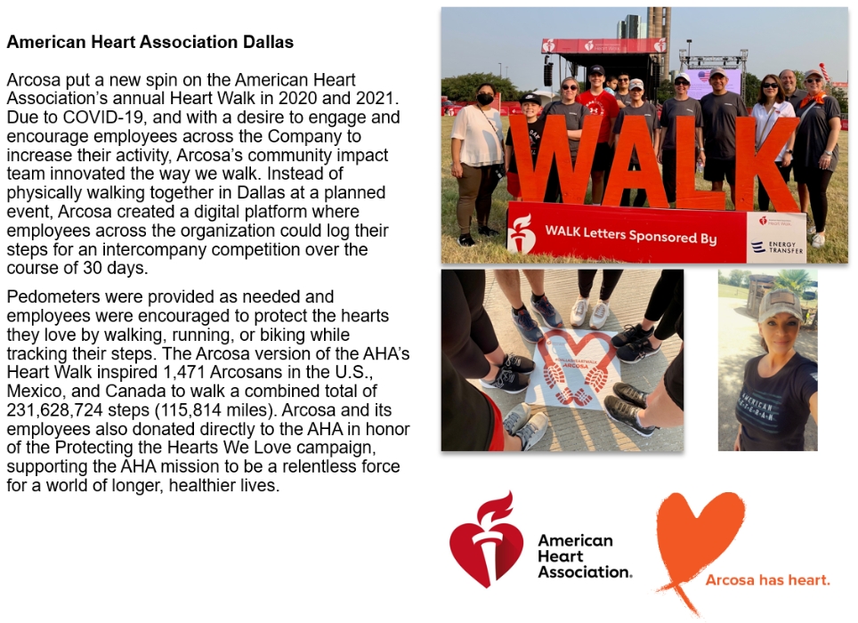 ARCOSA Mission, Benefits, and Work Culture