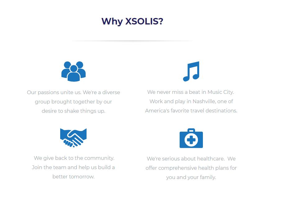 Xsolis Mission, Benefits, and Work Culture
