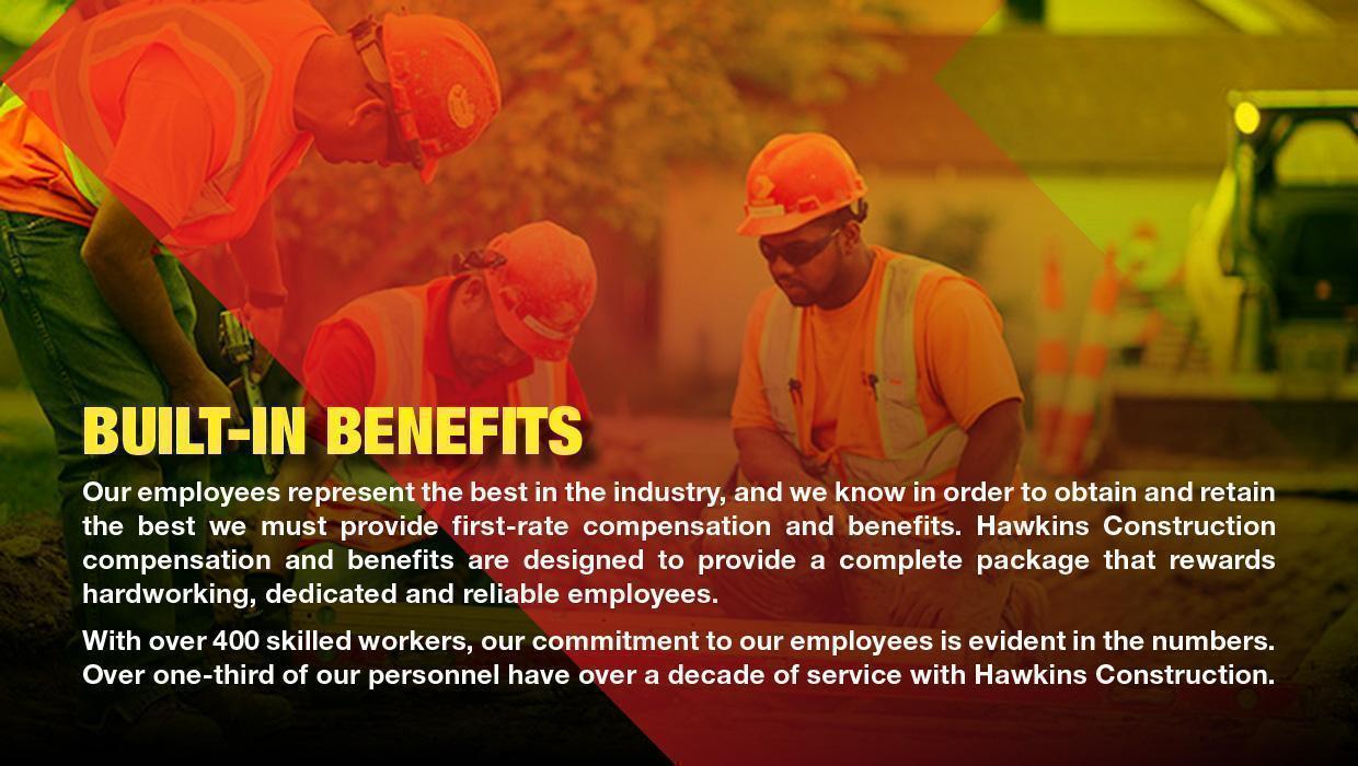 Hawkins Construction Company Mission, Benefits, and Work Culture