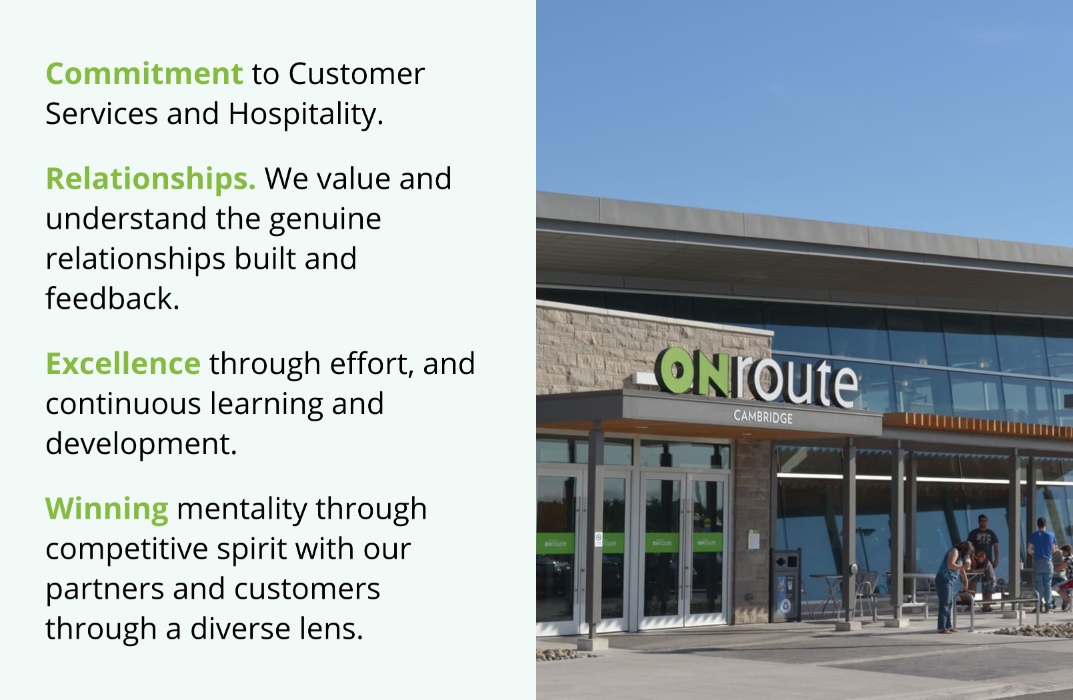 ONroute Mission, Benefits, and Work Culture