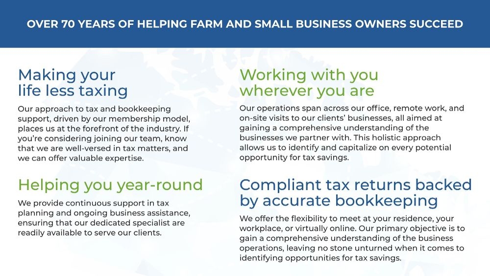 FBC Farm and Small Business Tax Consultants Mission, Benefits, and Work Culture