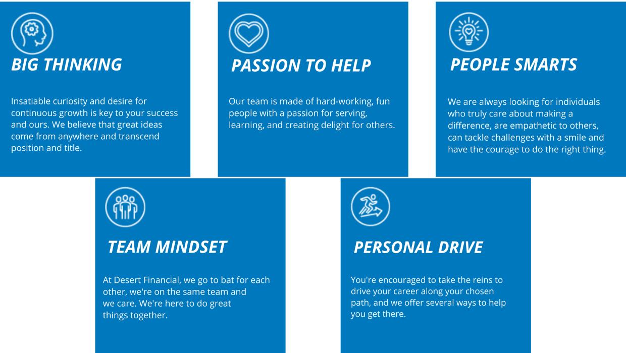 Desert Financial Credit Union Mission Benefits And Work Culture Indeed Com