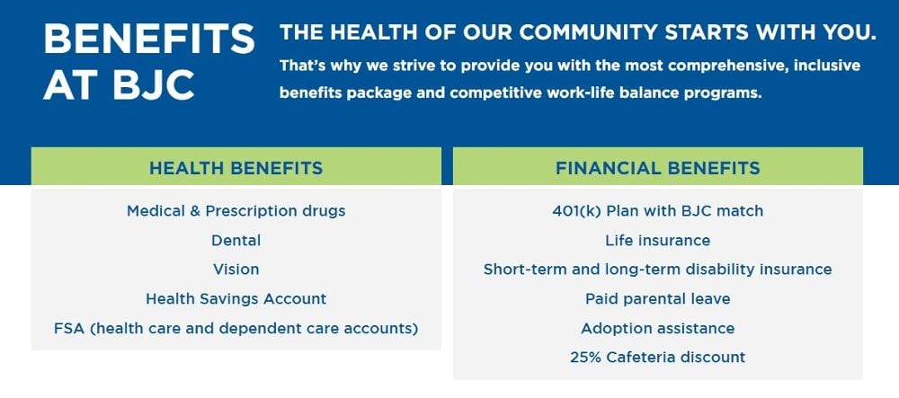 BJC HealthCare Mission, Benefits, and Work Culture | Indeed.com