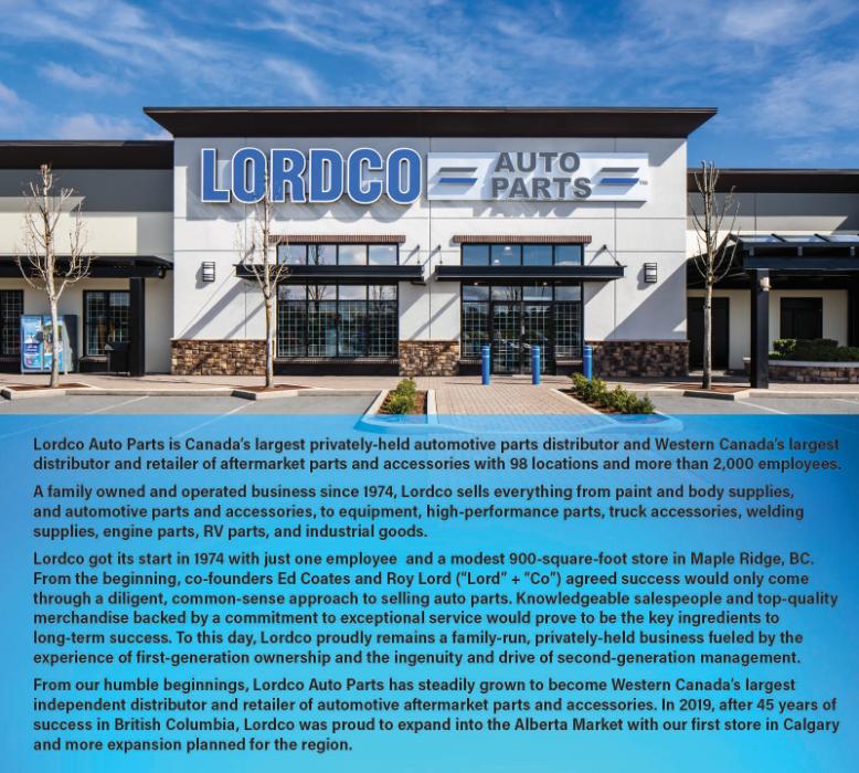Lordco Parts Ltd. Mission, Benefits, and Work Culture
