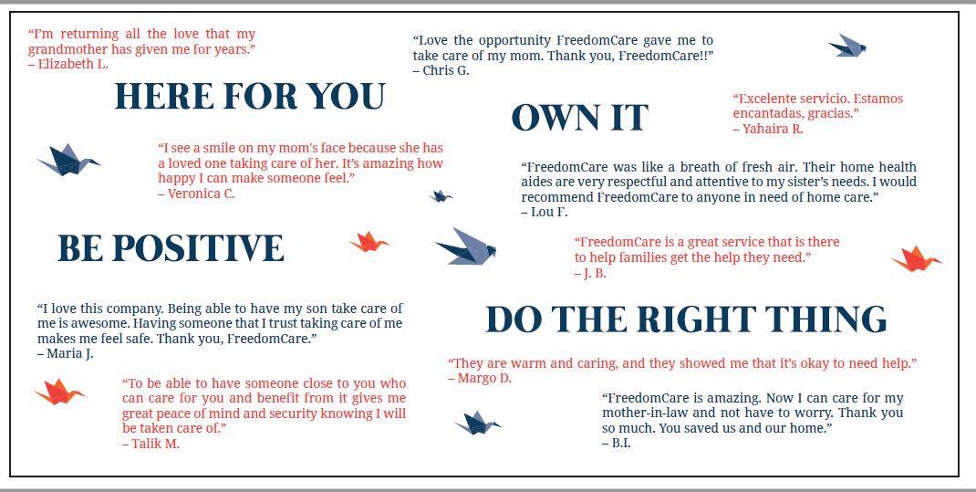 Freedom Care Mission, Benefits, and Work Culture