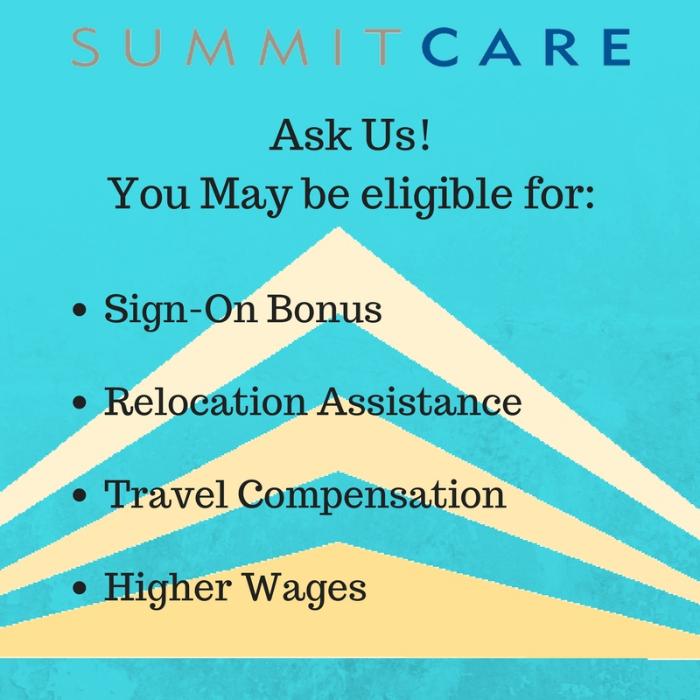 Summit Care, inc. Mission, Benefits, and Work Culture