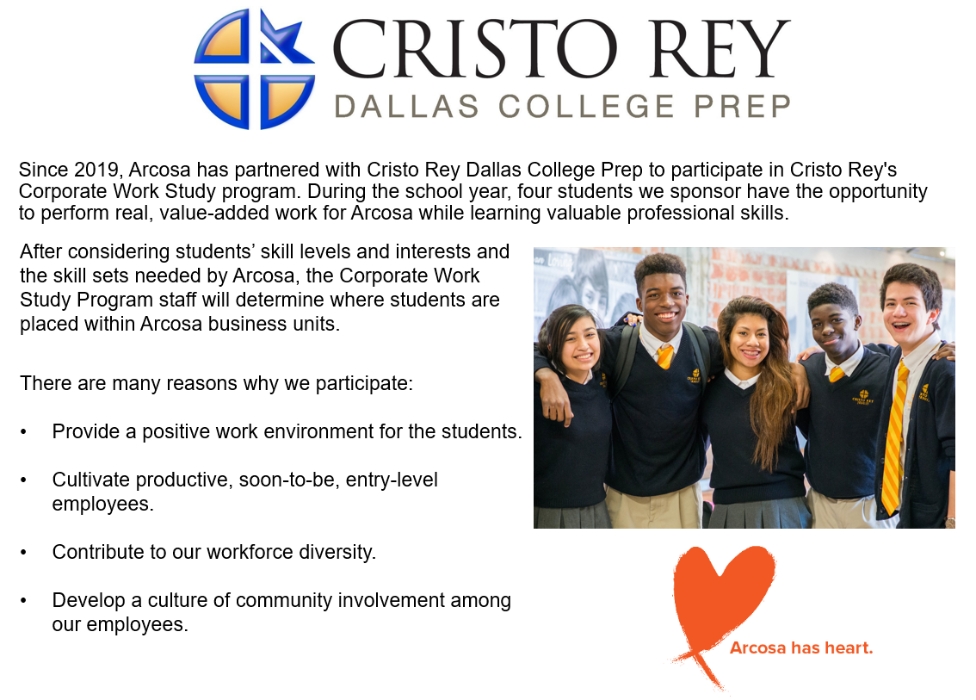 ARCOSA Mission, Benefits, and Work Culture