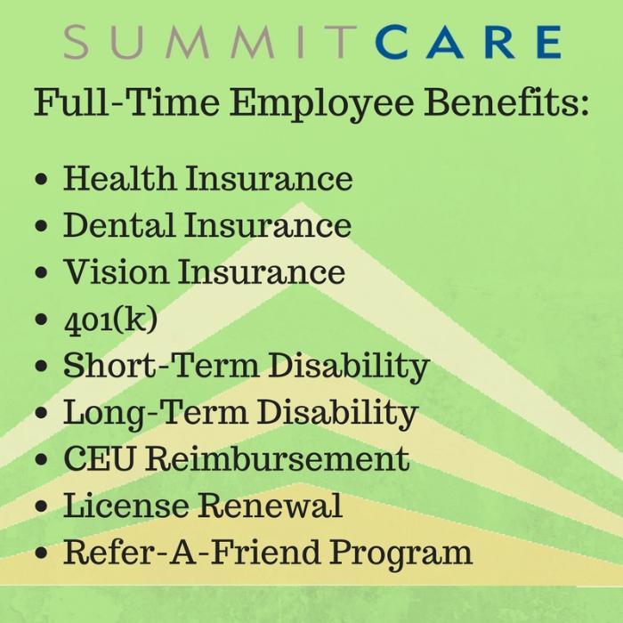Summit Care, inc. Mission, Benefits, and Work Culture