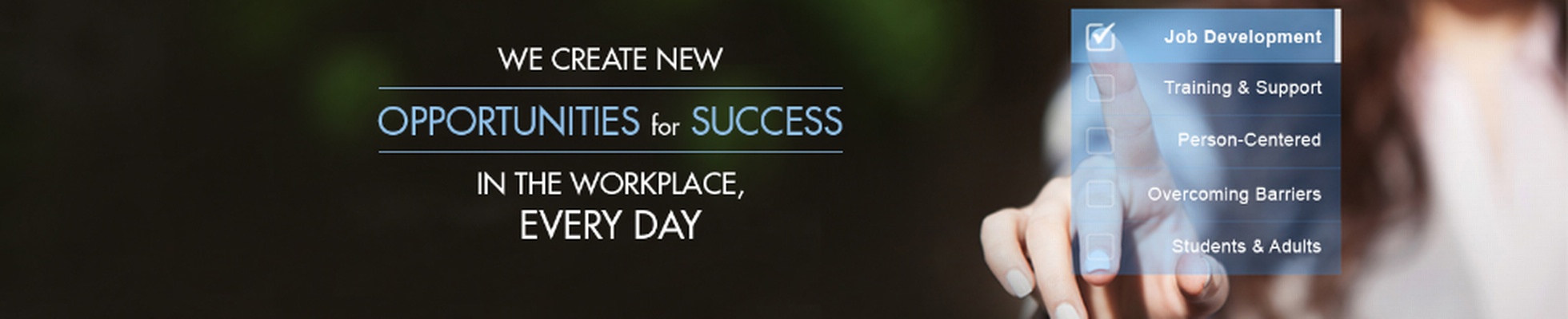 Company banner showing Visual Corporation branding