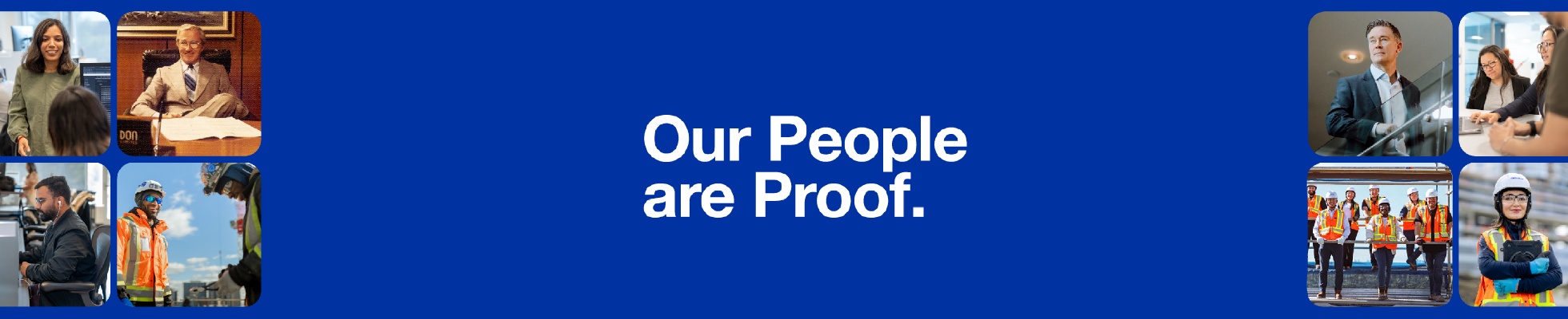 Company banner showing Visual Corporation branding