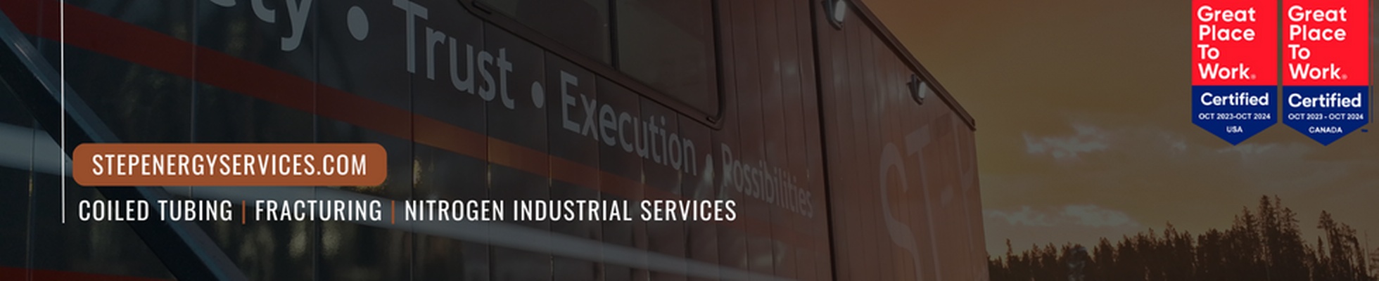 Company banner showing Visual Corporation branding