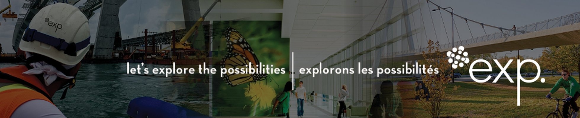 Company banner showing Visual Corporation branding