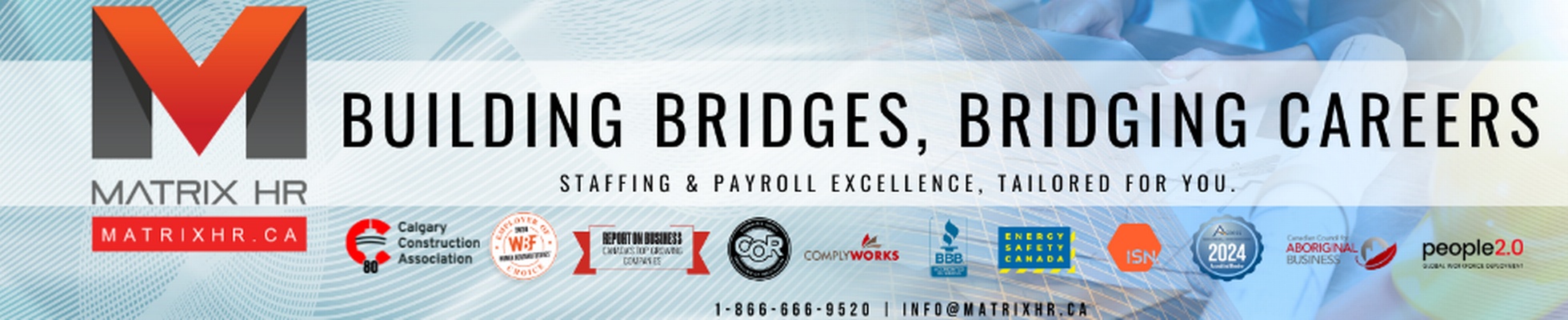 Company banner showing Visual Corporation branding