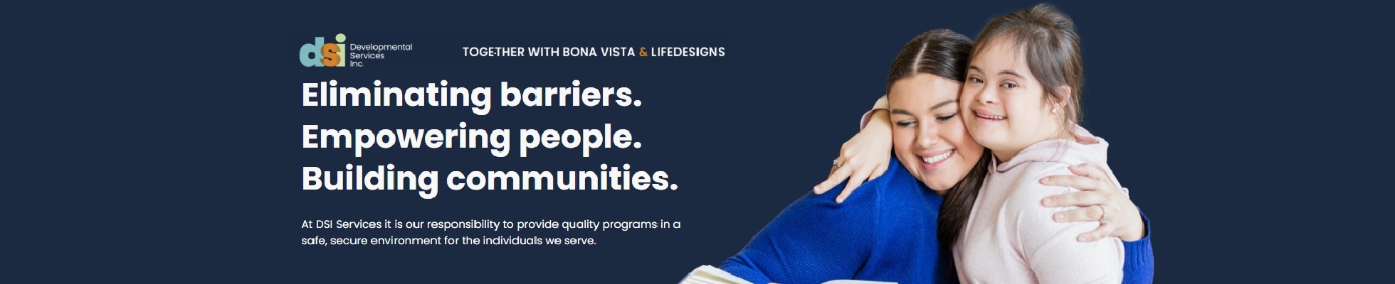 Company banner showing Visual Corporation branding