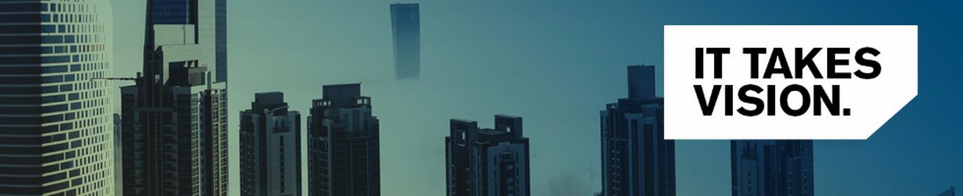 Company banner showing Visual Corporation branding