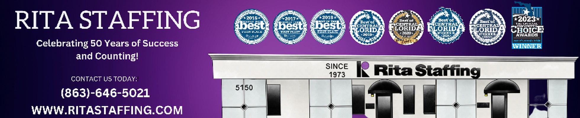 Company banner showing Visual Corporation branding