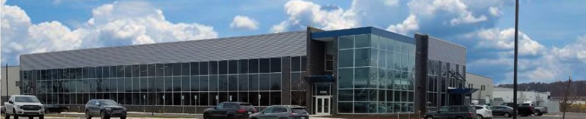 Company banner showing Visual Corporation branding