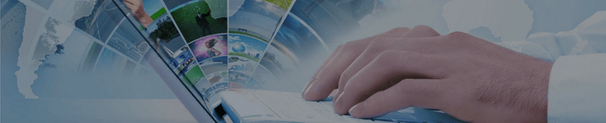 Company banner showing Visual Corporation branding