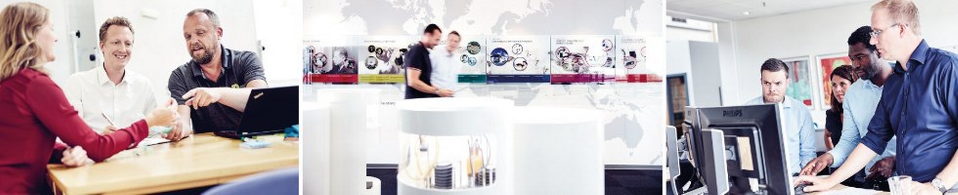 Company banner showing Visual Corporation branding