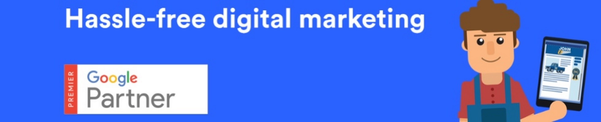Company banner showing Visual Corporation branding