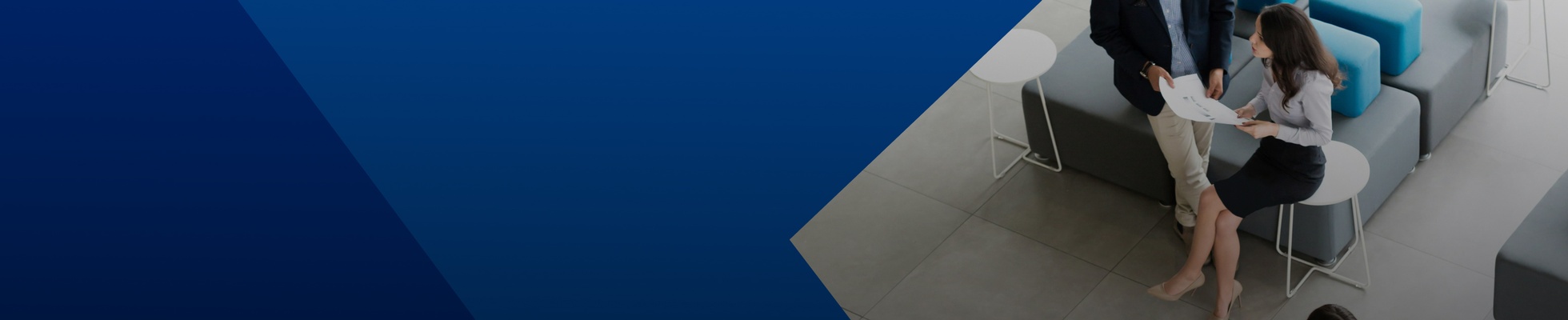 Company banner showing Visual Corporation branding