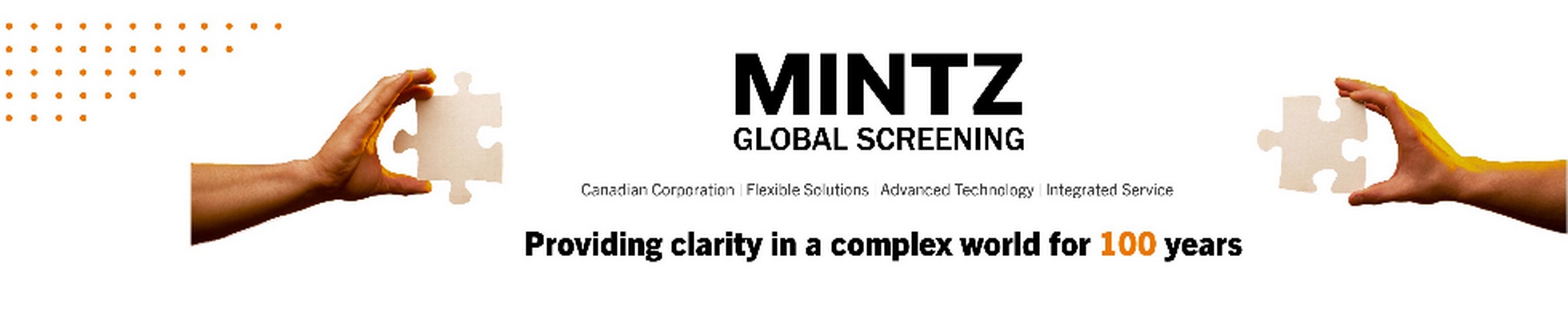 Company banner showing Visual Corporation branding