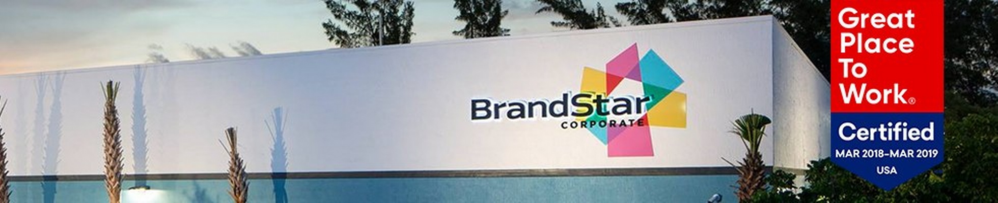 Company banner showing Visual Corporation branding