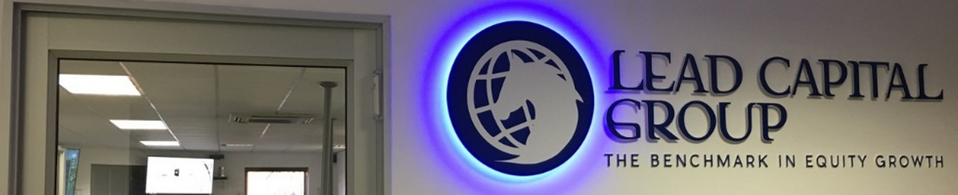 Company banner showing Visual Corporation branding