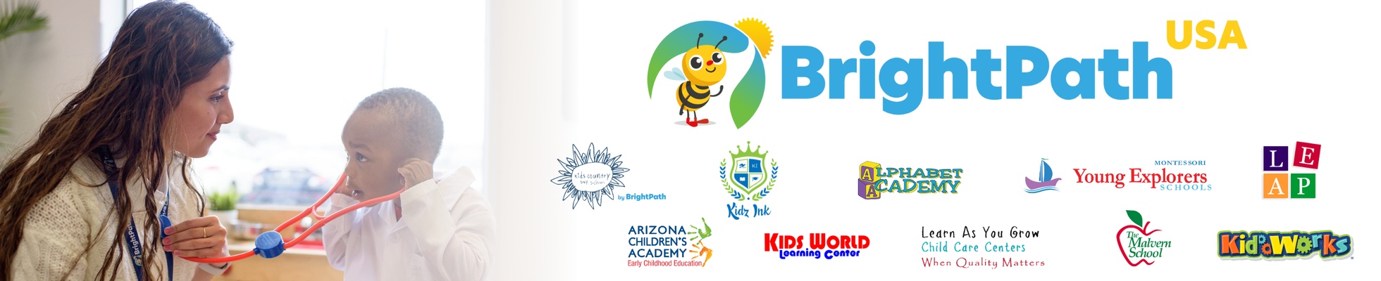 Company banner showing Visual Corporation branding