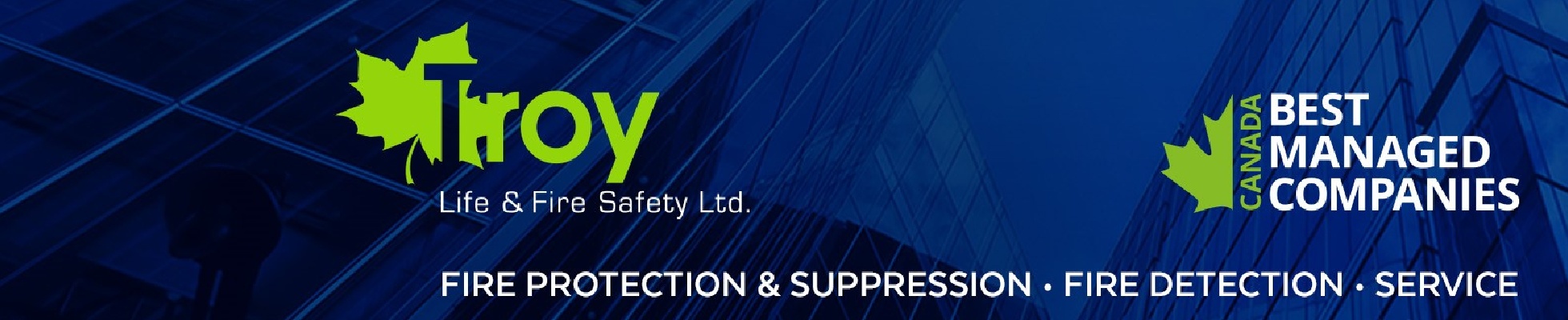 Company banner showing Visual Corporation branding
