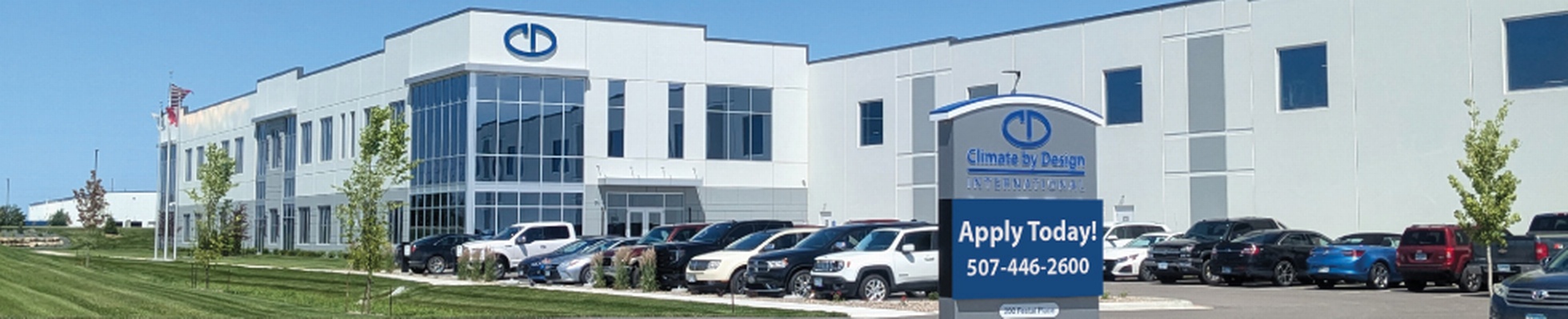 Company banner showing Visual Corporation branding