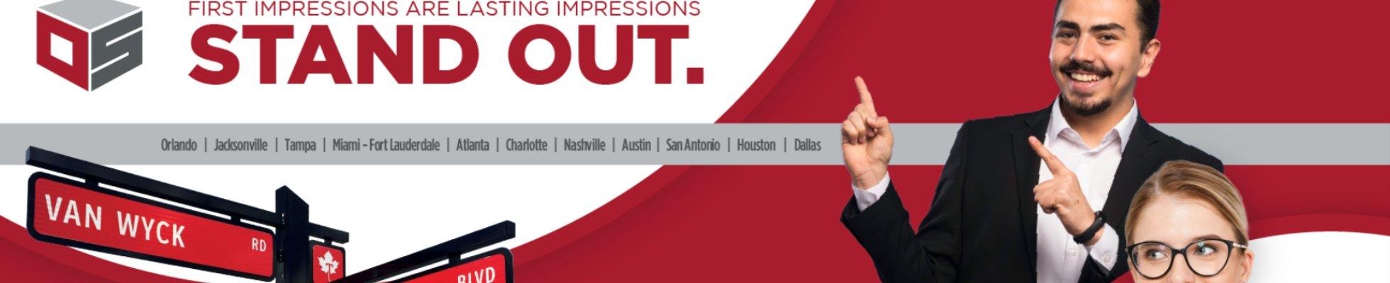 Company banner showing Visual Corporation branding