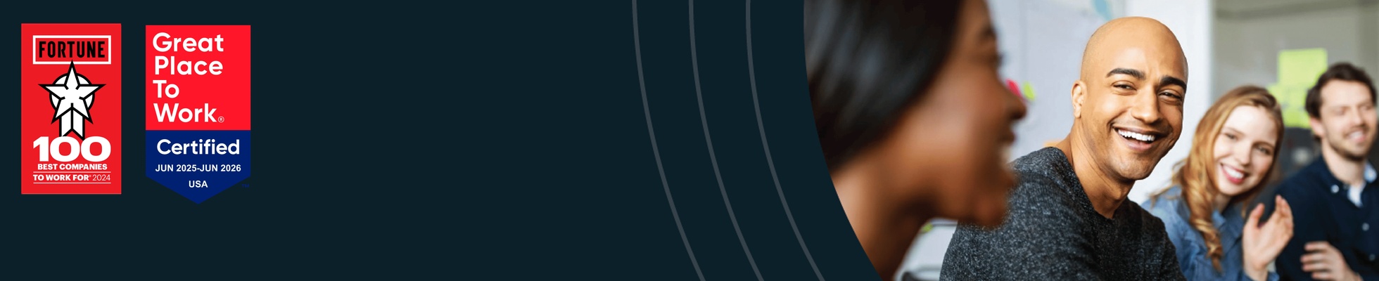 Company banner showing Visual Corporation branding