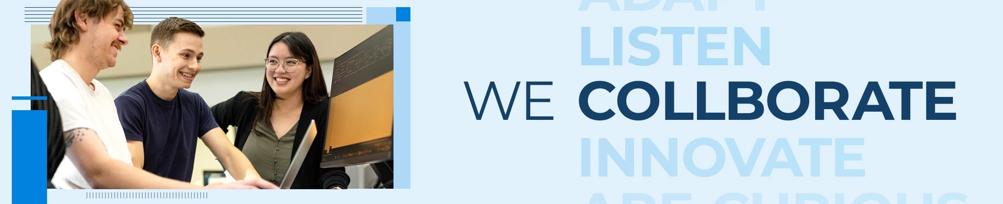 Company banner showing Visual Corporation branding