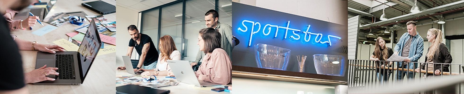 Company banner showing Visual Corporation branding