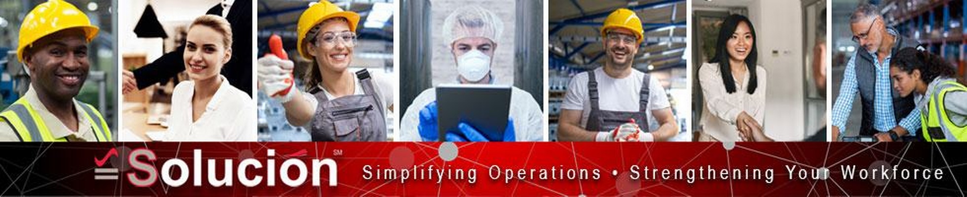 Company banner showing Visual Corporation branding