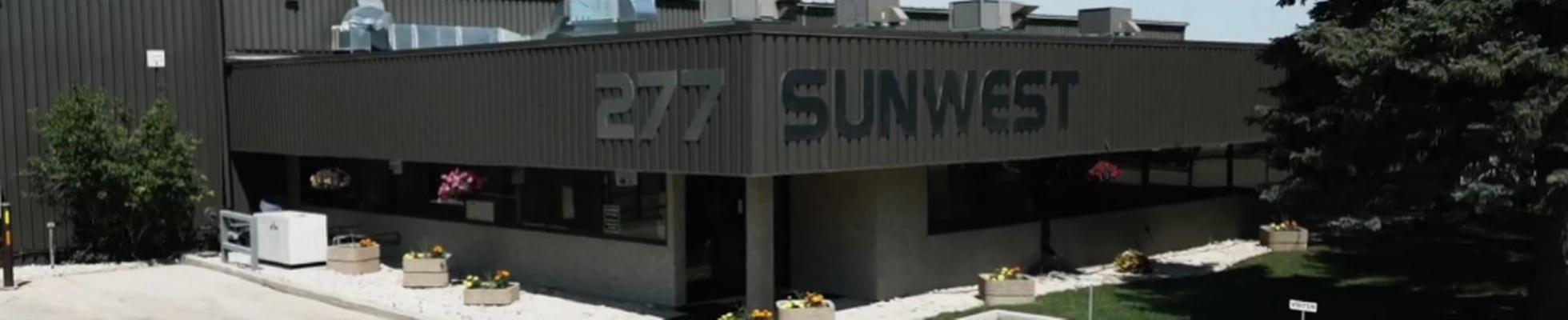 Company banner showing Visual Corporation branding