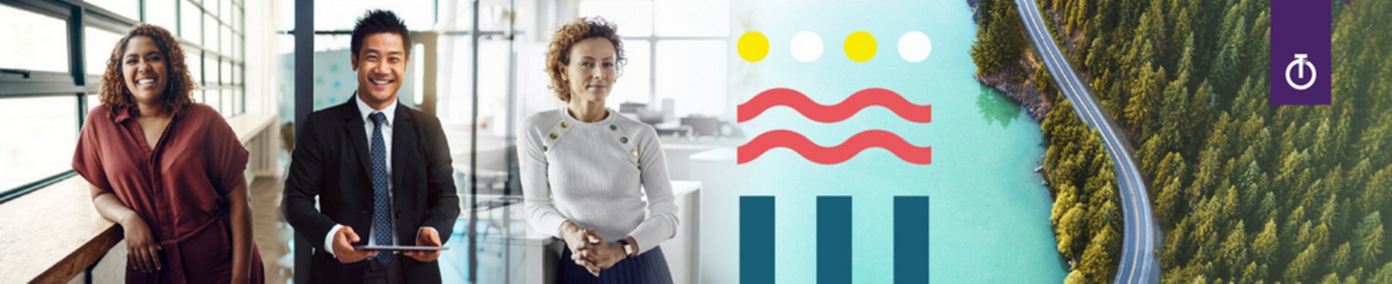 Company banner showing Visual Corporation branding
