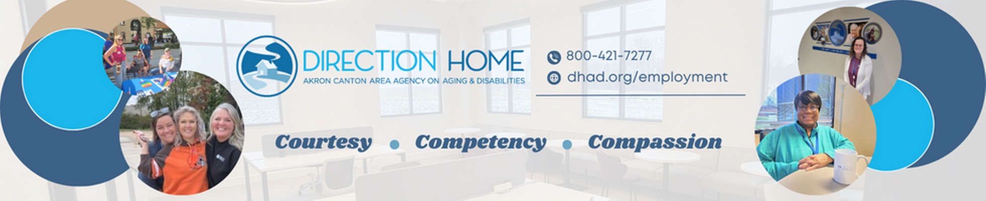 Company banner showing Visual Corporation branding