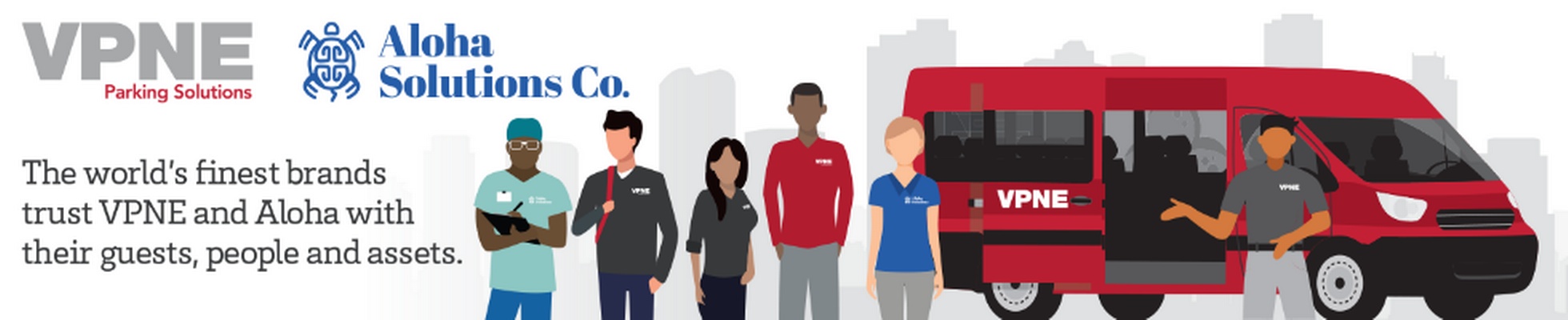 Company banner showing Visual Corporation branding