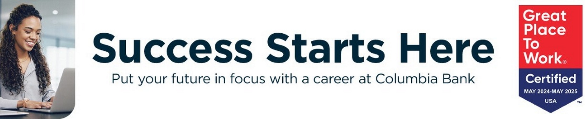 Company banner showing Visual Corporation branding