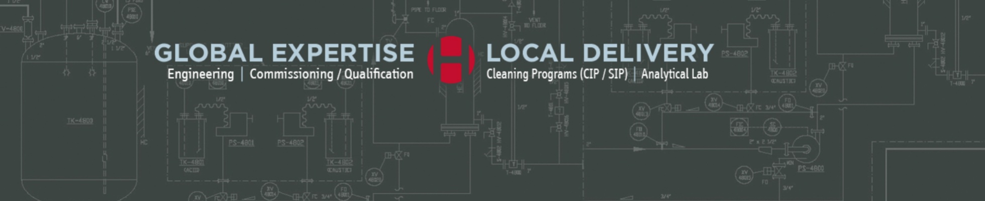Company banner showing Visual Corporation branding