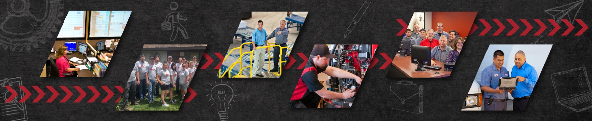 Company banner showing Visual Corporation branding
