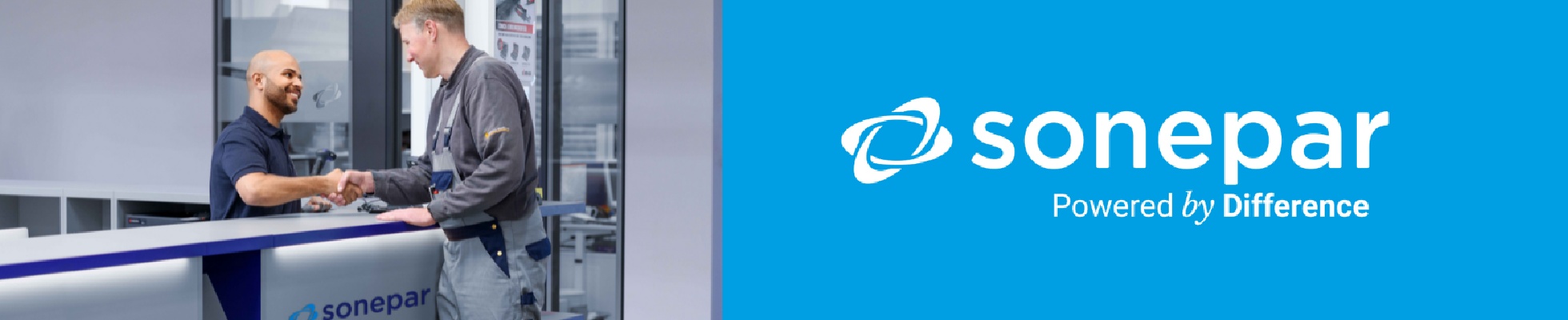 Company banner showing Visual Corporation branding