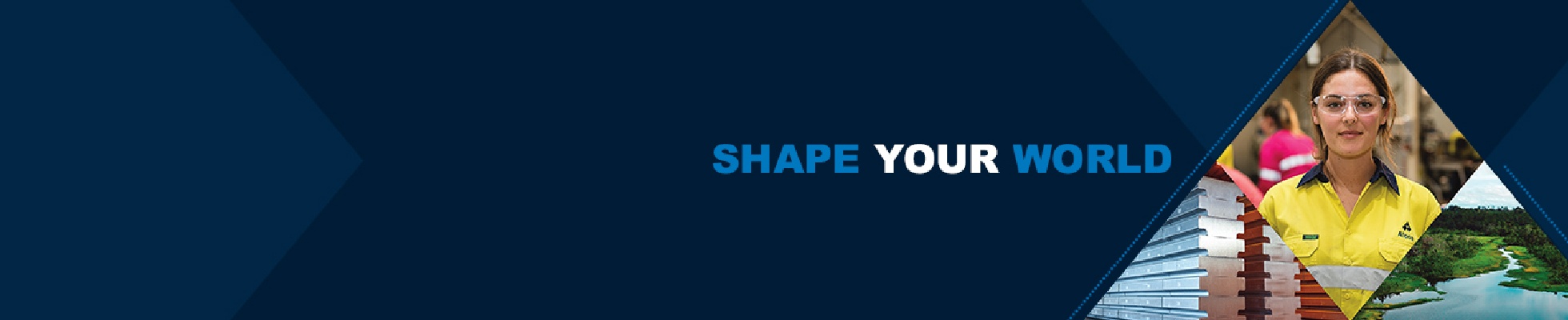 Company banner showing Visual Corporation branding