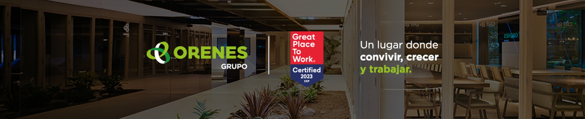Company banner showing Visual Corporation branding