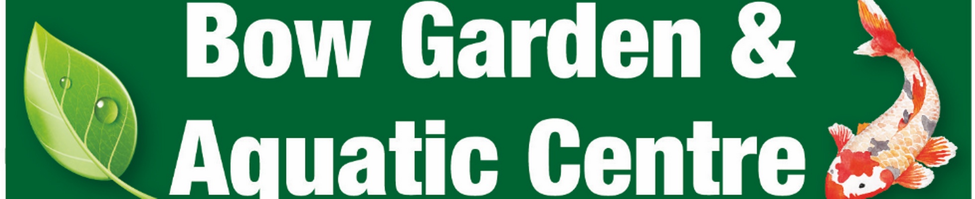 Bow Garden & Aquatic Centre logo