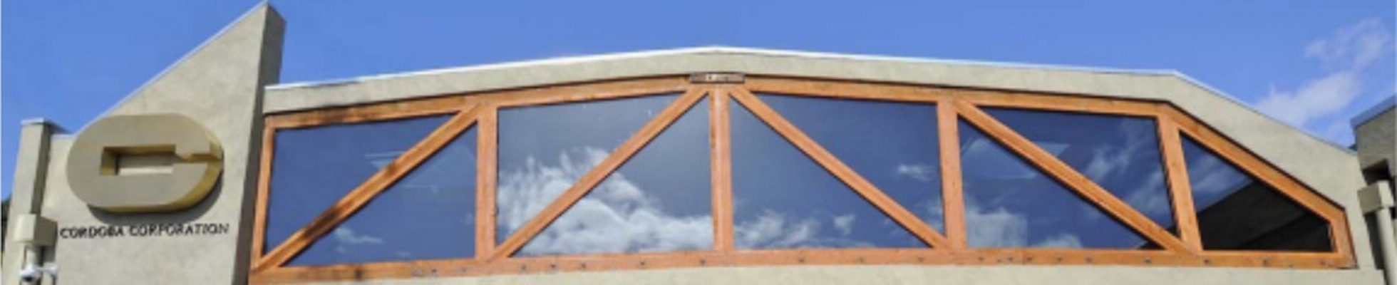 Company banner showing Visual Corporation branding