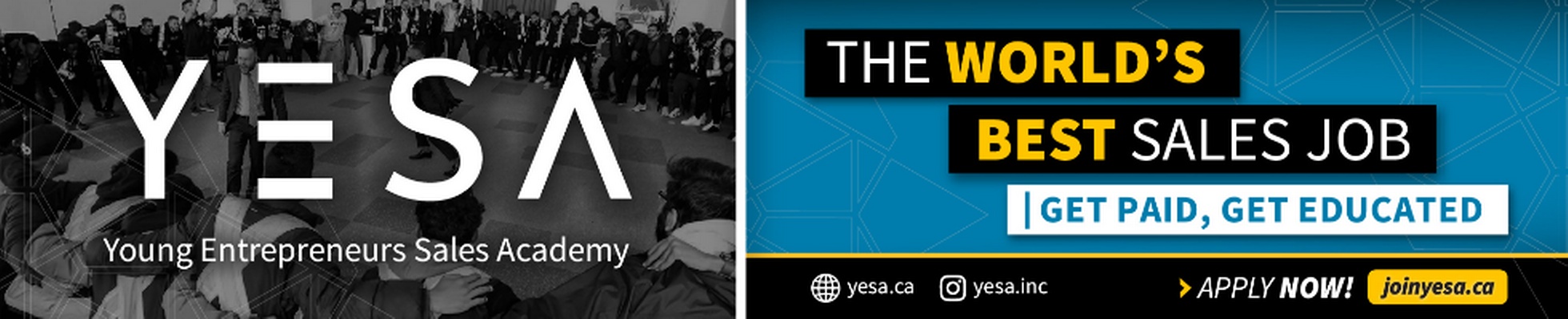 Company banner showing Visual Corporation branding